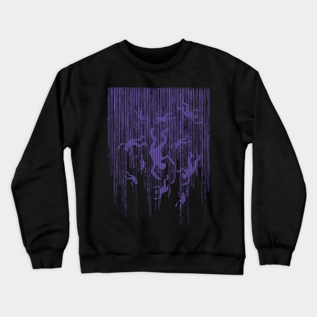 Fall into violet Crewneck Sweatshirt by bulografik